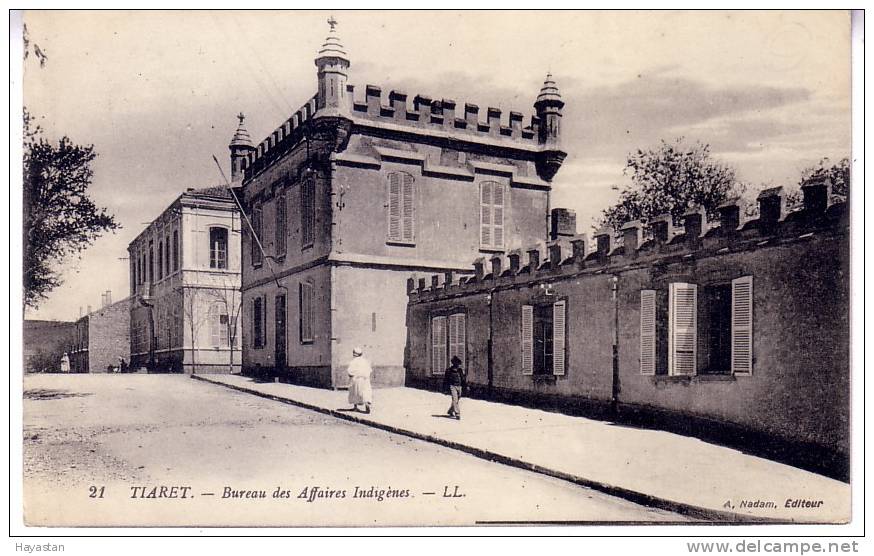 TIARET - BUREAU DES AFFAIRES INDIGENES