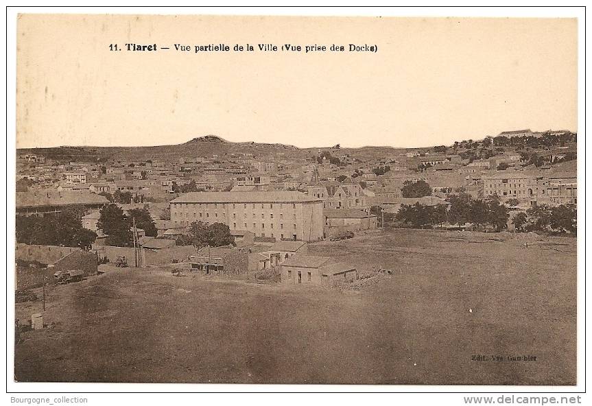Tiaret - Vue prise des Docks - CPA
