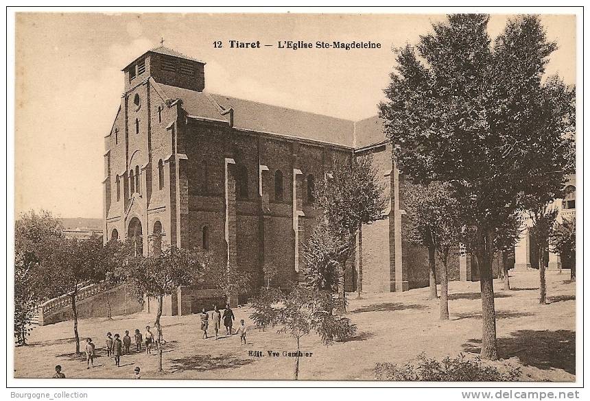 Tiaret - L'église Ste Magdeleine - CPA
