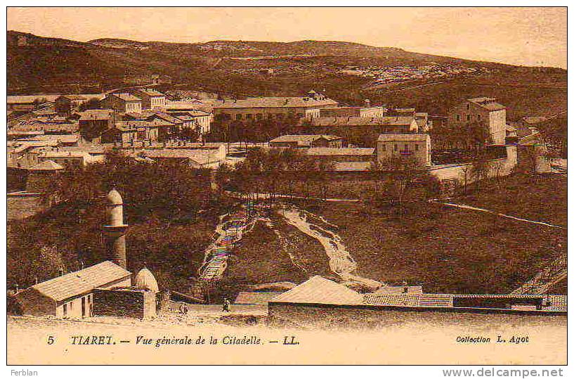AFRIQUE. ALGERIE. TIARET. Vue Générale sur La Citadelle.