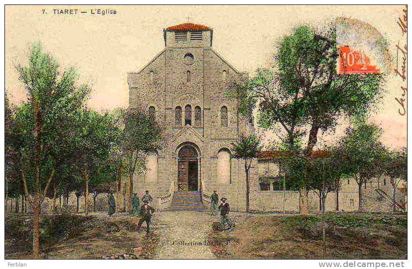 AFRIQUE. ALGERIE. TIARET. Vue sur L'Eglise.