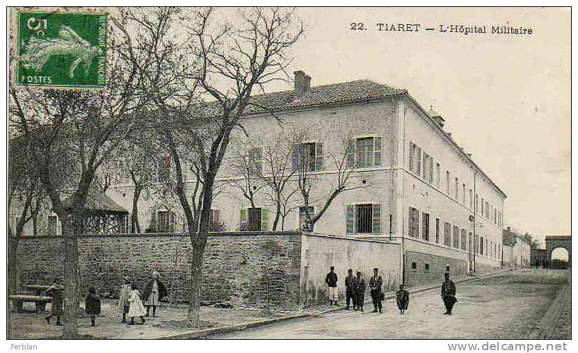 AFRIQUE. ALGERIE. TIARET. Vue sur L´Hôpital Militaire.