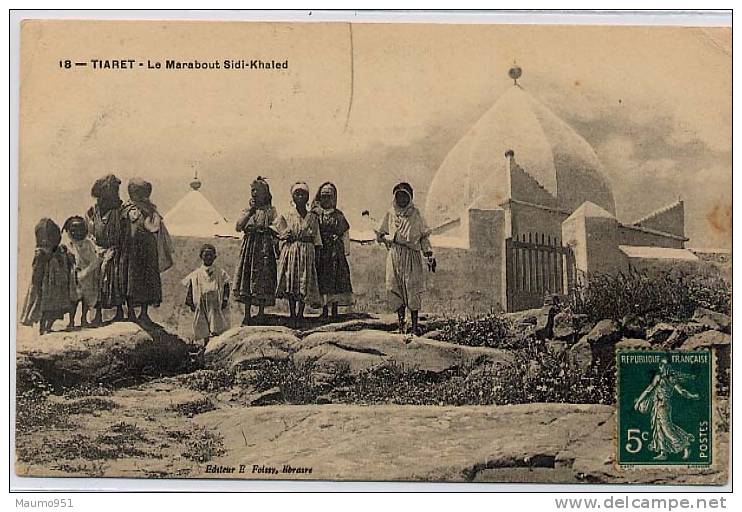 CPA ALGERIE - TIARET - LE MARABOUT SIDI KHALED