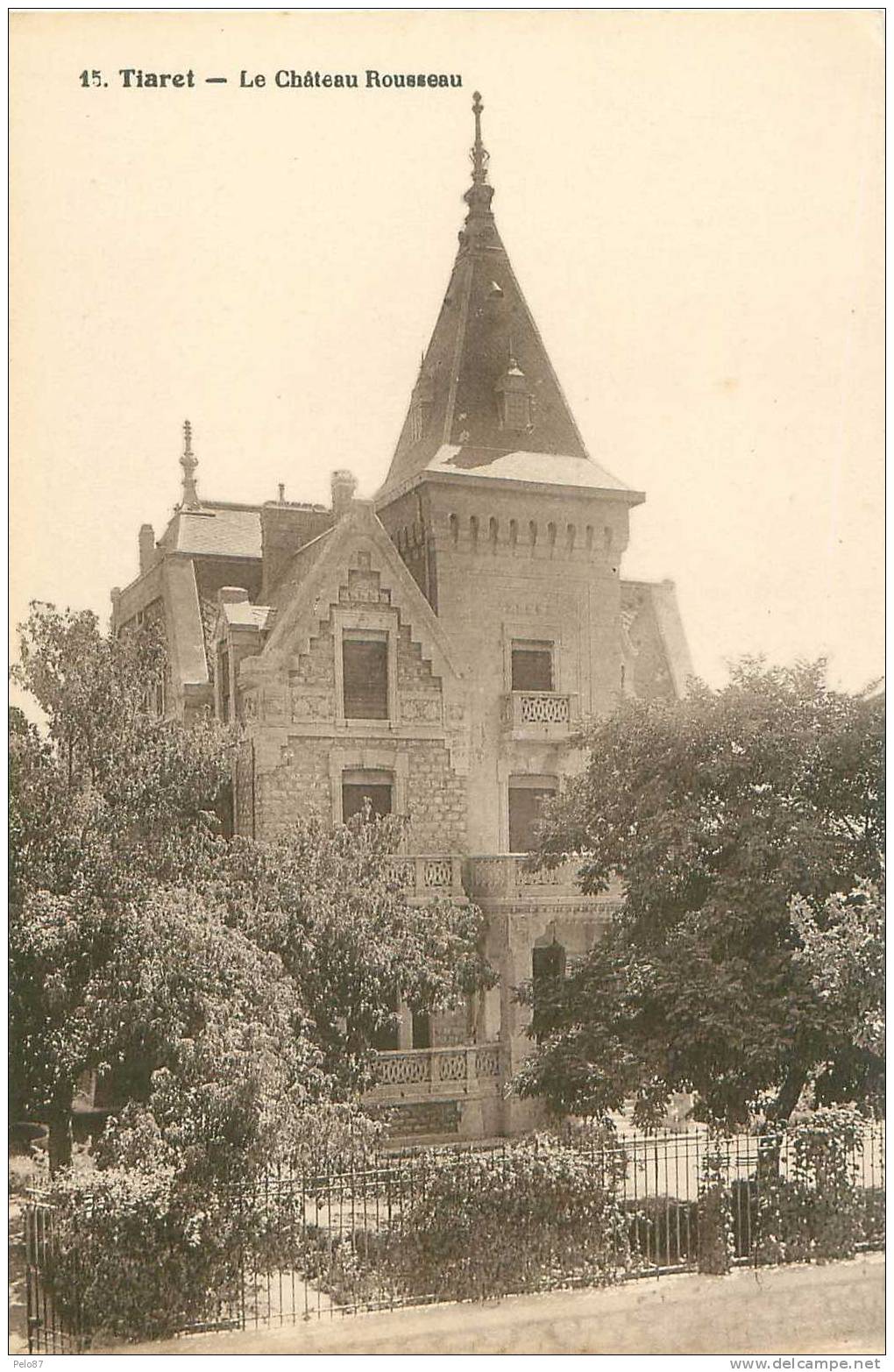 CPA   Tiaret Le chateau Rousseau  B370