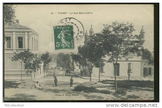 ALGERIE TIARET /  La rue Beauprêtre    /