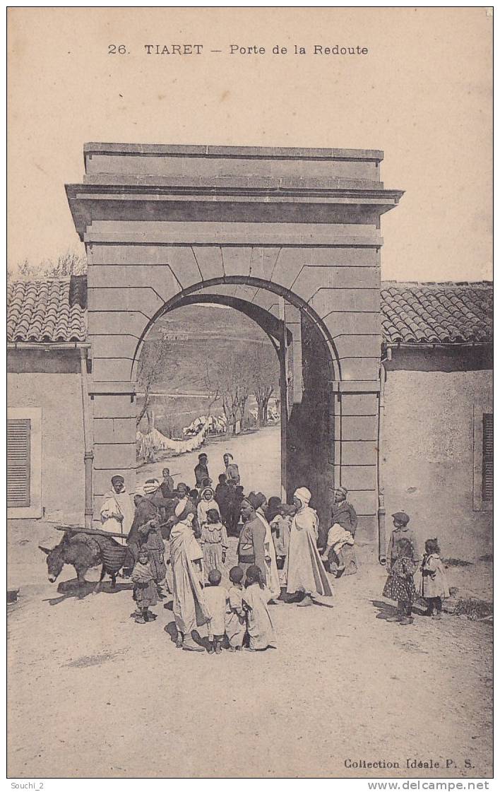Tiaret.- (Algérie)   Porte de la Redoute  - (belle animation)