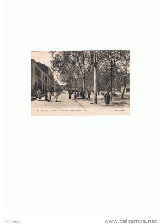 TIARET- Place des Caravanes et Rue Bugeaud