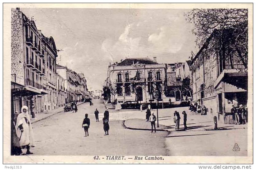 Algerie - Tiaret - Rue Cambon