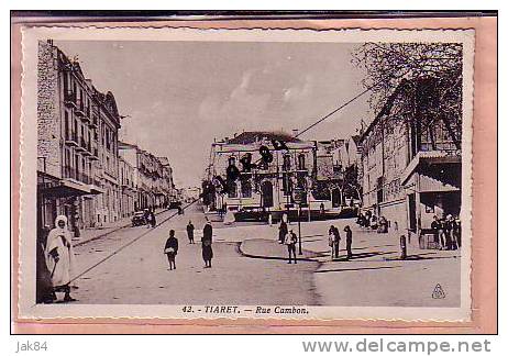 T DZ  Tiaret. rue Cambon