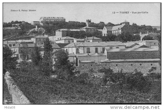 ALGERIE. TIARET.  VUE PARTIELLE.