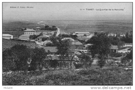 ALGERIE  .  TIARET. LE QUARTIER DE LA REMONTE.