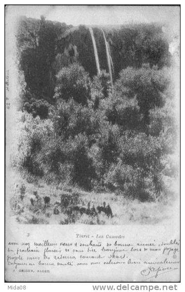 ALGERIE  .  TIARET.  LES CASCADES.