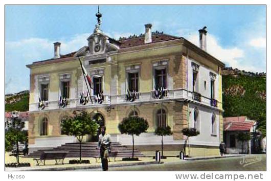 TIZI OUZOU Grande Kabylie La Mairie, drapeau francais
