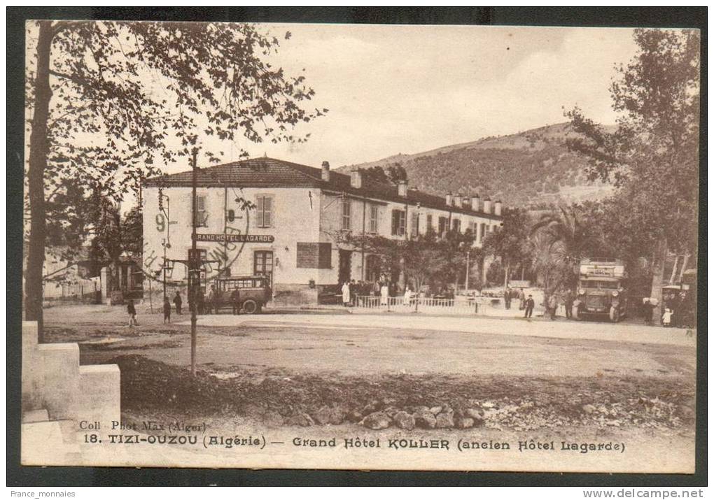 B1043 @ ALGERIE @ TIZI OUZOU @ BELLE CPA  GRAND HOTEL KOLLER @ A VOIR !!!