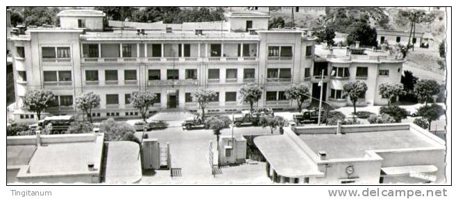 TIZI-OUZOU-KABYLIE-GENDAR MERIE NATIONALE- CP PANORAMIQUE.( carte d'époque coloniale)