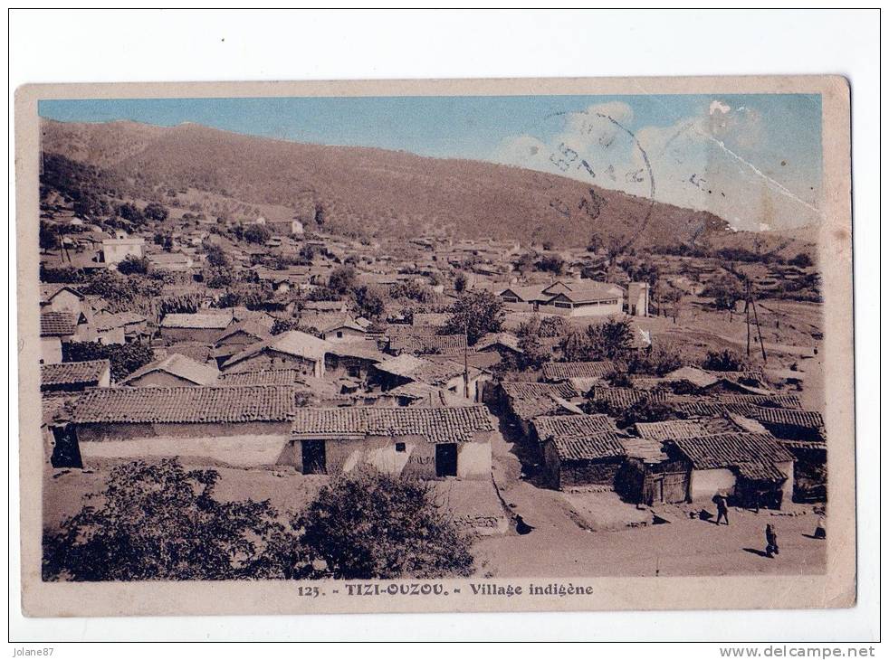 CPA       TIZI OUZOU    1934           VILLAGE INDIGENE