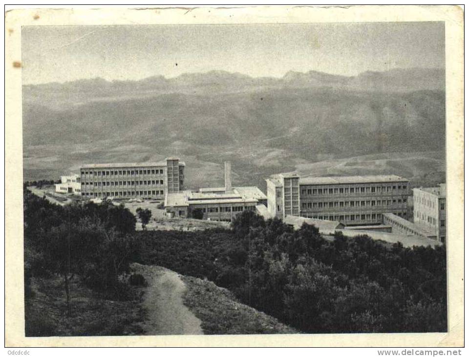 Dominant l'une des zones de pacification le sanatorium de TIZI OUZOU  Recto Verso