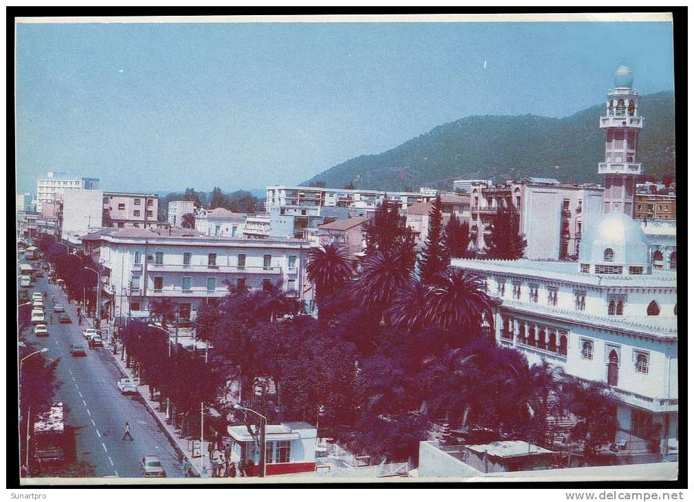 Algeria TIZI OUZOU Place de la Mosquee 1980