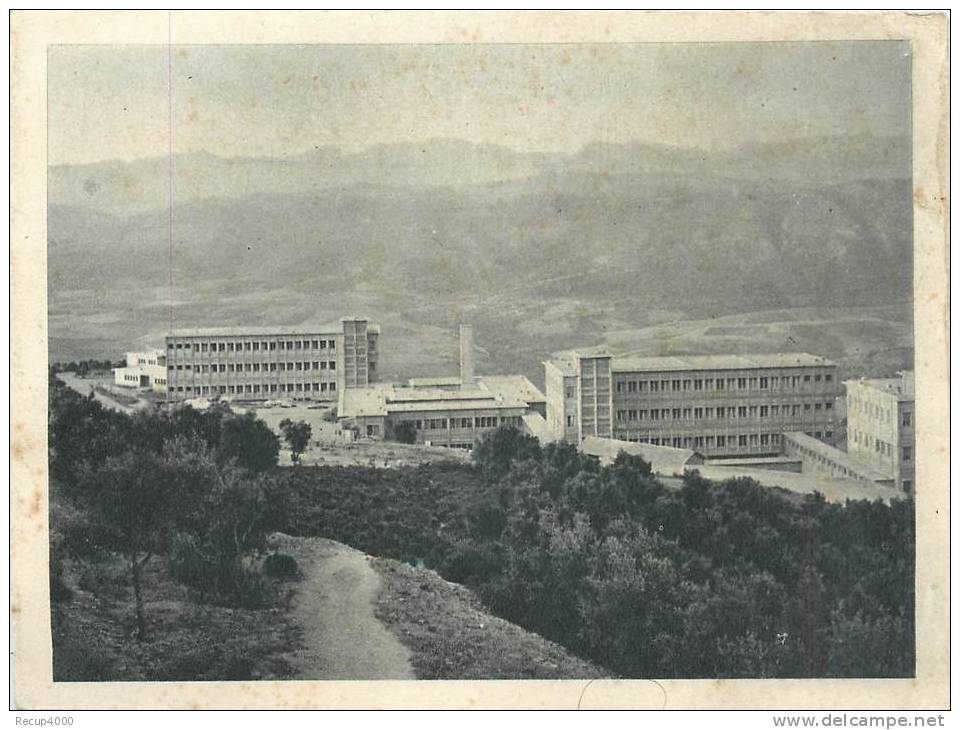 ALGERIE carte franchise militaire vierge   tizi ouzou sanatorium cpsm gf  2 scans