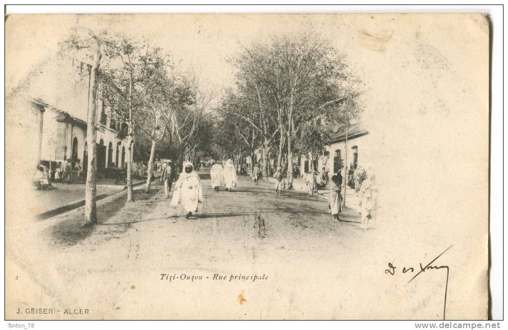 TIZI-OUZOU  -  RUE PRINCIPALE