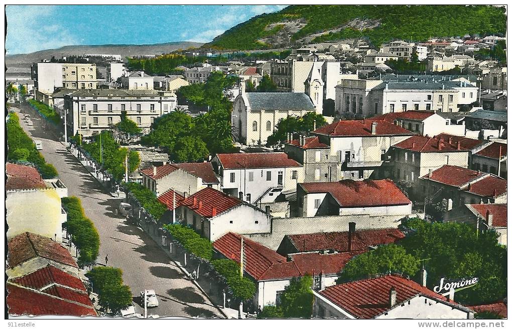 TIZI OUZOU - vue Générale et Avenue Ferdinand Aillaud , vue prise de l,imeuble  