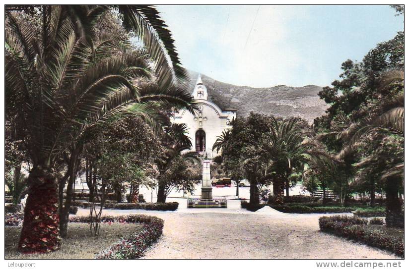 TIZI OUZOU  EGLISE SQUARE MNT AUX MORTS    CPSM