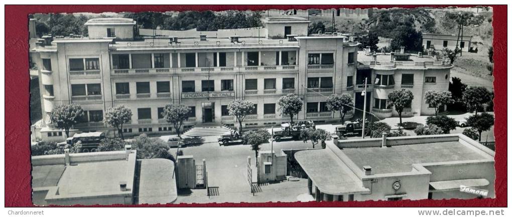 CPSM Panoramique  ALGERIE - TIZI OUZOU - Gendarmerie Nationale - AUTOMOBILE 2CV - Voir VERSO - ALGERIA - AFRICA  AFRIQUE