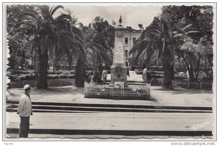 cpsm Algerie Kabylie Tizi ouzou Le Monument aux Morts