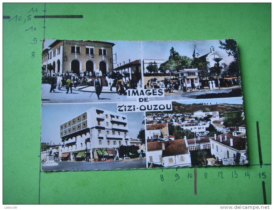 54 )images de tizi ouzou poste,place,eglise, place mairie,av f aillaud,vue generale dentelee