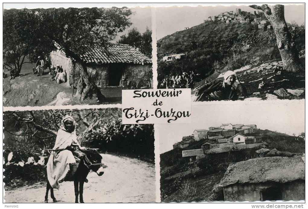 ALGERIE - Souvenir de TIZI OUZOU - Vues multiples