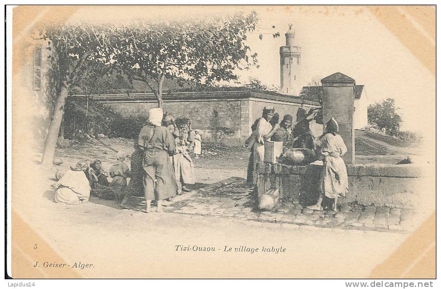 D D 367 /  CPA -ALGERIE-   TIZI OUZOU -     LE VILLAGE KABYLE