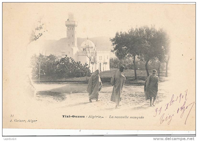 D D365 /  CPA -ALGERIE-   TIZI OUZOU -     LA NOUVELLE MOSQUEE  -