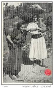 cpa-Algerie-femmes Kabyles de Tizi Ouzou(collection des biscuits Olibet n°30)