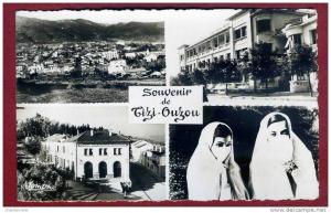 CPSM ALGERIE- TIZI OUZOU - SOUVENIRS - Gendarmerie, Poste - Jomone # 20