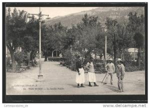 CPA Tizi Ouzou, Le Jardin Public