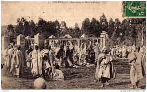 S1    -    357     .    TIZI - OUZOU      -    (  Algérie  )     .         Boucherie   au  Marché  Kabyle   .