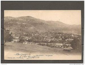B  CPA  PIONNIERE  de  TIZI - OUZOU  ,  Vue  Générale  du  Village  en  1905