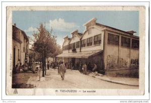 Tizi-Ouzou - le marché - animée - colorisée - Albert - Archaoui Seguir n° 49