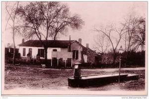 CPSM noir et blanc Algérie TAMDA (Tizi-Ouzou)l´abreuvoir belle carte animée