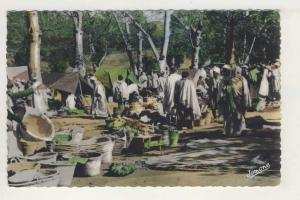 carte de tizi ouzou le marché   ( format C.P.A ) ( recto verso )