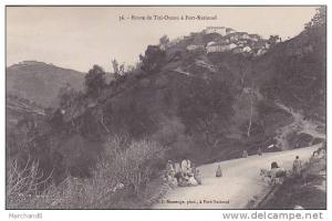 ALGERIE.ROUTE DE TIZI OUZOU A FORT NATIONAL editeur j boussuge fort national