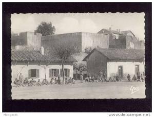 tizi ouzou le bordj la soupe en plein air édit.photo-africaines n° 9militaires (tirailleurs sénégalais ?)