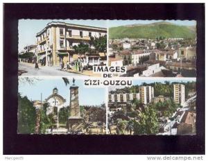 images de tizi ouzou édit.jomone n° 94 multivue, station essence esso belle cpsm