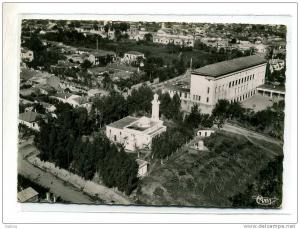 TIZI OUZOU VUE AERIENNE SUR LA MOQUEE ET COLLEGE MODERNE