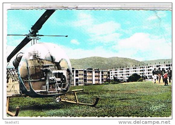 TIZI  OUZOU    LES H. L. M.+  HELICOPTERES        CPSM  TBE    1N872