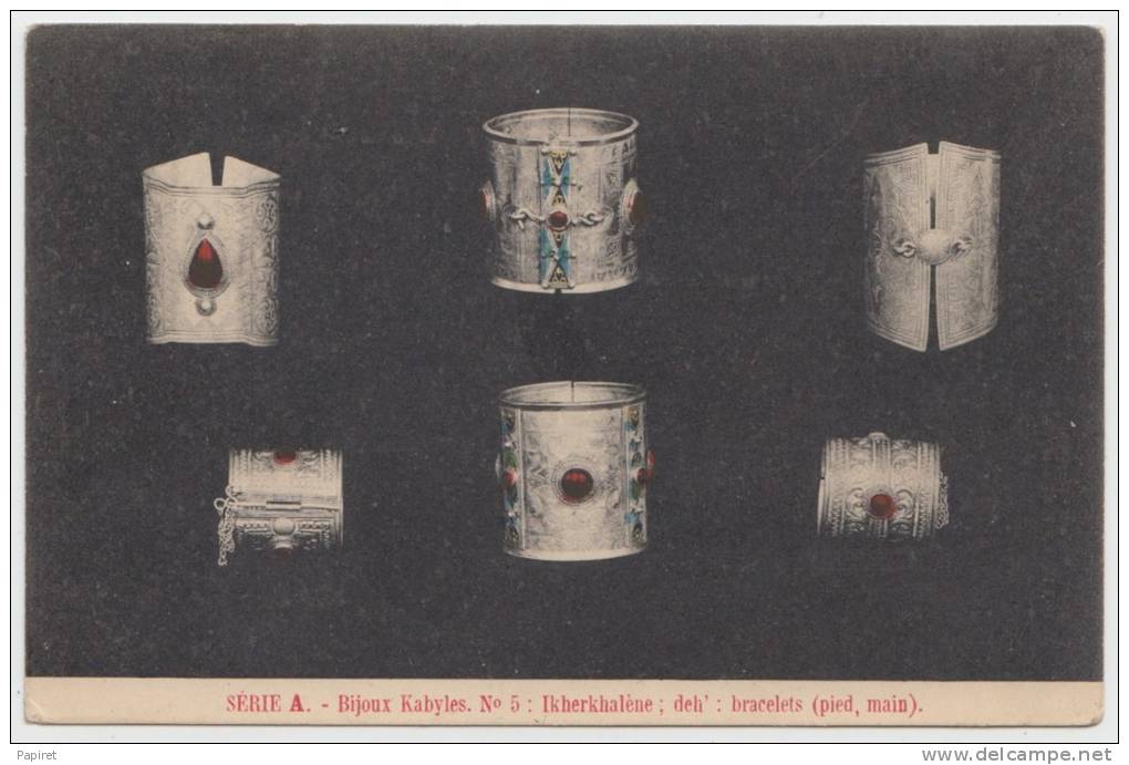 cpa Algerie Bijoux Kabyle Ikherkhalène Deh' Bracelet Pied Main Redjah Mahiout Bijoutier Benni Yenni Fort National