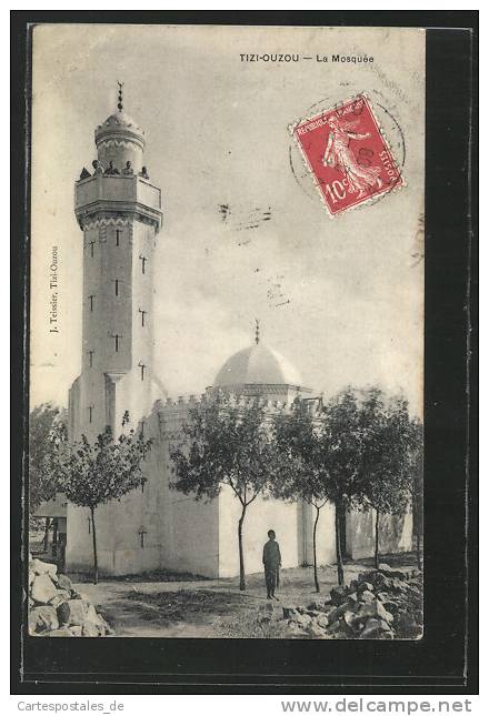 CPA Tizi-Ouzou, La Mosquee