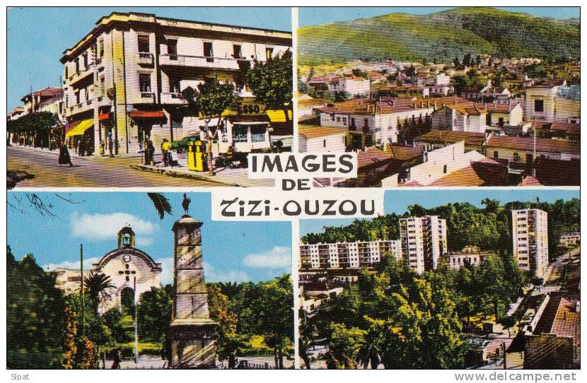 ALGERIE / TIZI OUZOU / AVENUE RAMDANE, EGLISE, NOUVEAUX IMMEUBLES