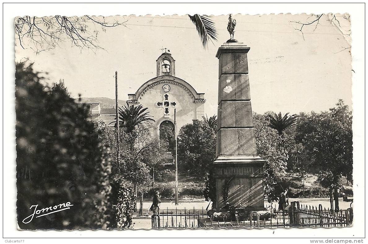 Tizi Ouzou (Algérie)  Le monument aux morts en 1950 (animée).