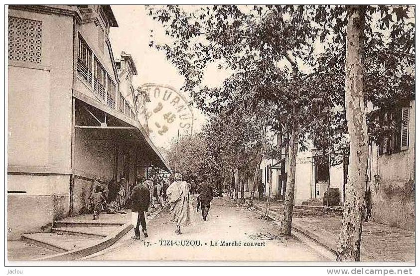 TIZI OUZOU LE MARCHE COUVERT (PERSONNAGES)  REF 22170